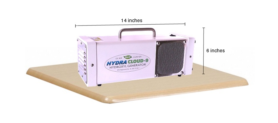 Hydra Cloud-9 Hydroxyl Generator for Disinfection and Odor Removal